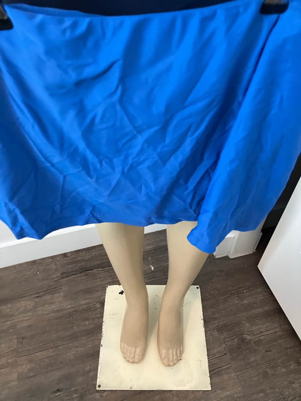 Island Escape Royal Blue A-Line Skirt